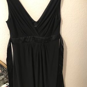 Black Short sleeved mini dress